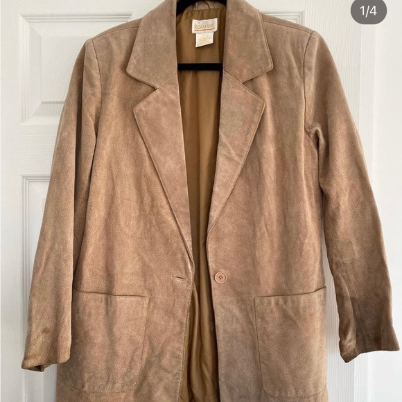 Vintage Suede Blazer - Picture 1 of 4